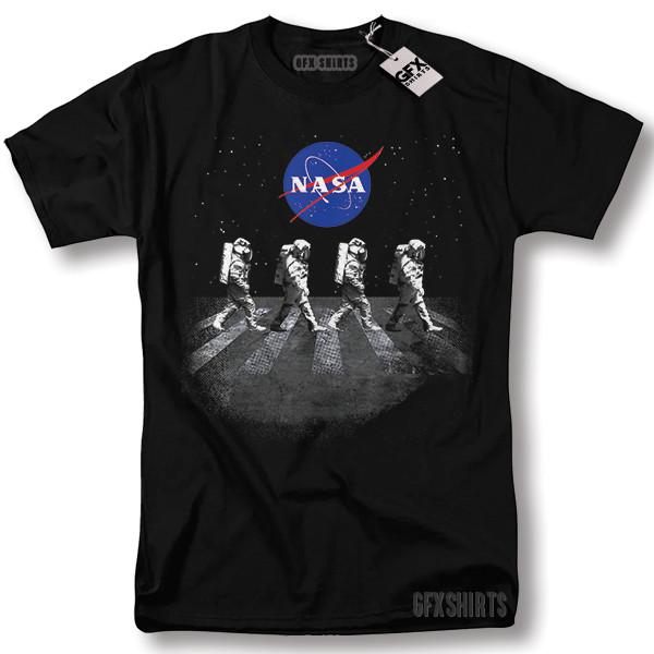 NASA The Beetles Shirt Astronaut Space X Galaxy Gift Vntg Graphic T-shirt XL