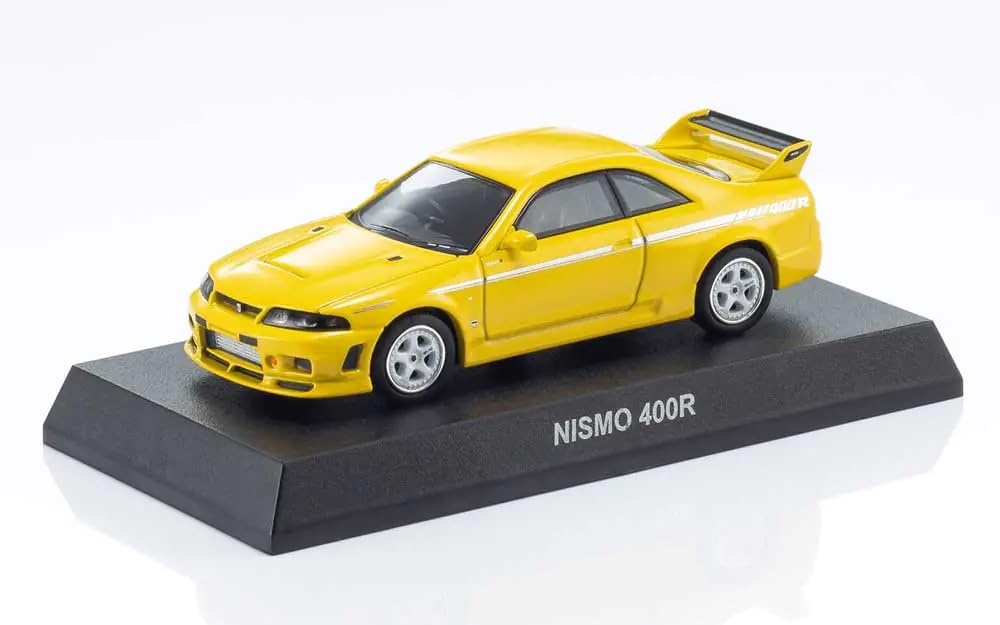 KYOSHO MINI CAR BOOK NISMO 400R Yellow K07128Y & 1/64 No.20