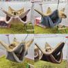 Hammock Birds Plush Hanging House Small Animals Squirrel Double Layer Hammock Beds Parrot Nest Squirrel Warm House