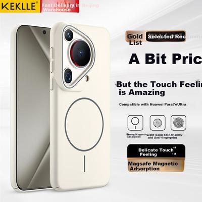 KEKLLE Compatible Huawei Pura70Ultra Phone Case, Huawei Pura70Ultra Protective Cover with Magnetic Charging, Frosted Anti-Drop Case, Peak Rock Color