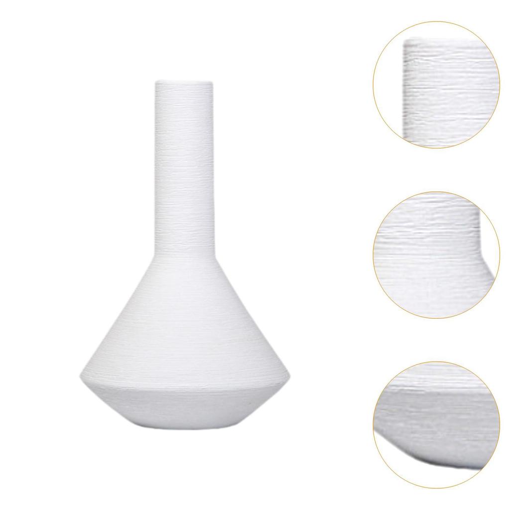 Pottery Ceramic Vase Bud Vase Decorative Vase Organizer Minimalist Ornaments