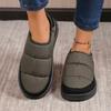 Sapatos Femininos Tassman Slip-On de Algodão Confortáveis Planos Antiderrapantes Botas Casuais