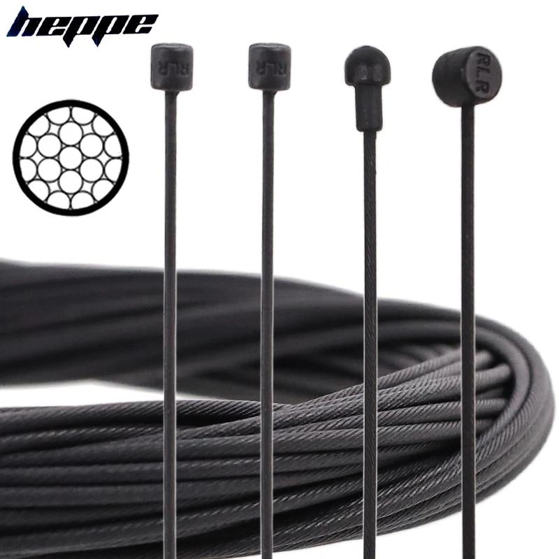 HEPPE Schalthebel Bremskabel Set MTB Rennrad Vorne Hinten Umwerfer Schaltkabel Bremskabel Beschichtetes Edelstahlkabel