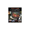 MOON LENCE Multi-Griddle, 34cm Diameter, IH, Gas, Campfire, and Direct Flame Compatible,