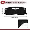 Dashboard Dash Cover Mat for Cadillac XT5 2016- Sun Protector Pad Black