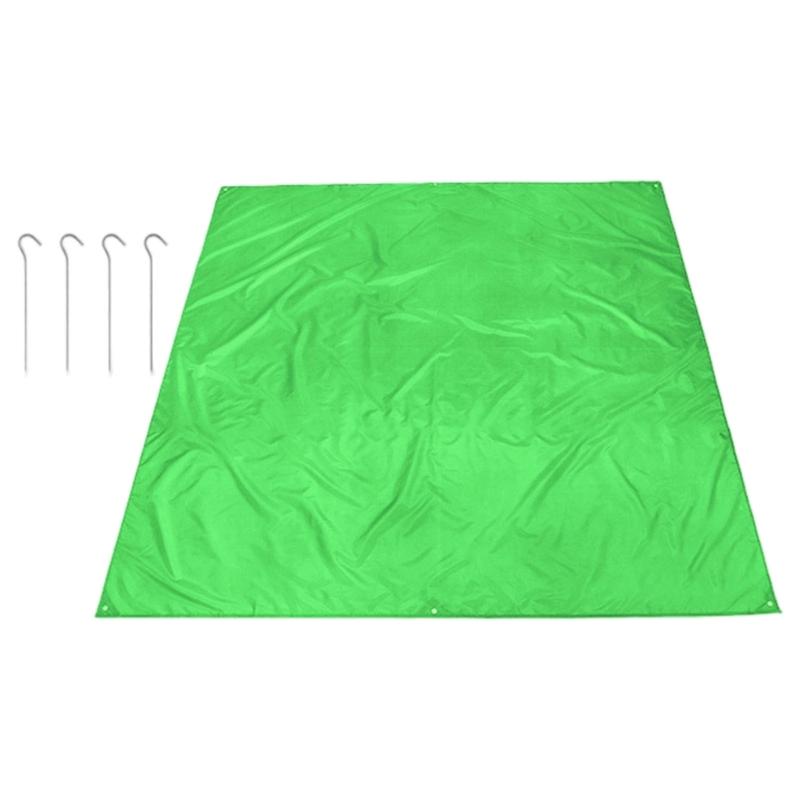 Portables Outdoor Tarps Suit Rainproofed Awnings Waterproofed Picnics Tarps for Backpacking and Traveling