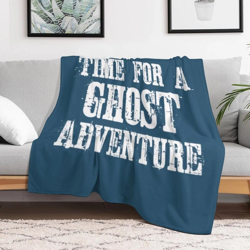 New Time for a ghost adventure Throw Blanket Blankets For Baby Heavy Kid'S halloween Blankets