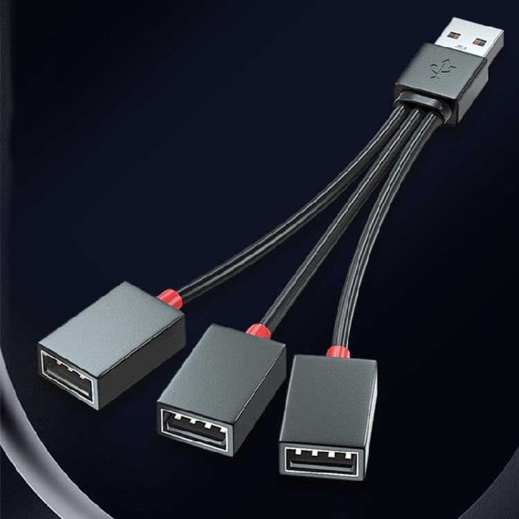 USB Male to 3 USB Female Extension Cord Converter Power Split Adapter