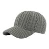 Hat Women's Autumn and Winter Knitted Wool Baseball Cap Style Retro Fashion Versatile Thermal Cap Tide