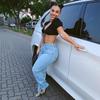 FE011 Women's European-American Casual Fashion Jeans