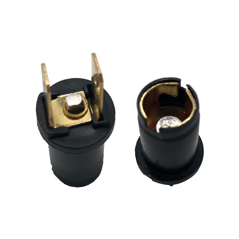 2Pcs 170790 Car Side Light Bulb Holder for 6V/12V/24V Ba9s 989/233 Lamp Holder for Car Motorcycle Scooter Lighting Components