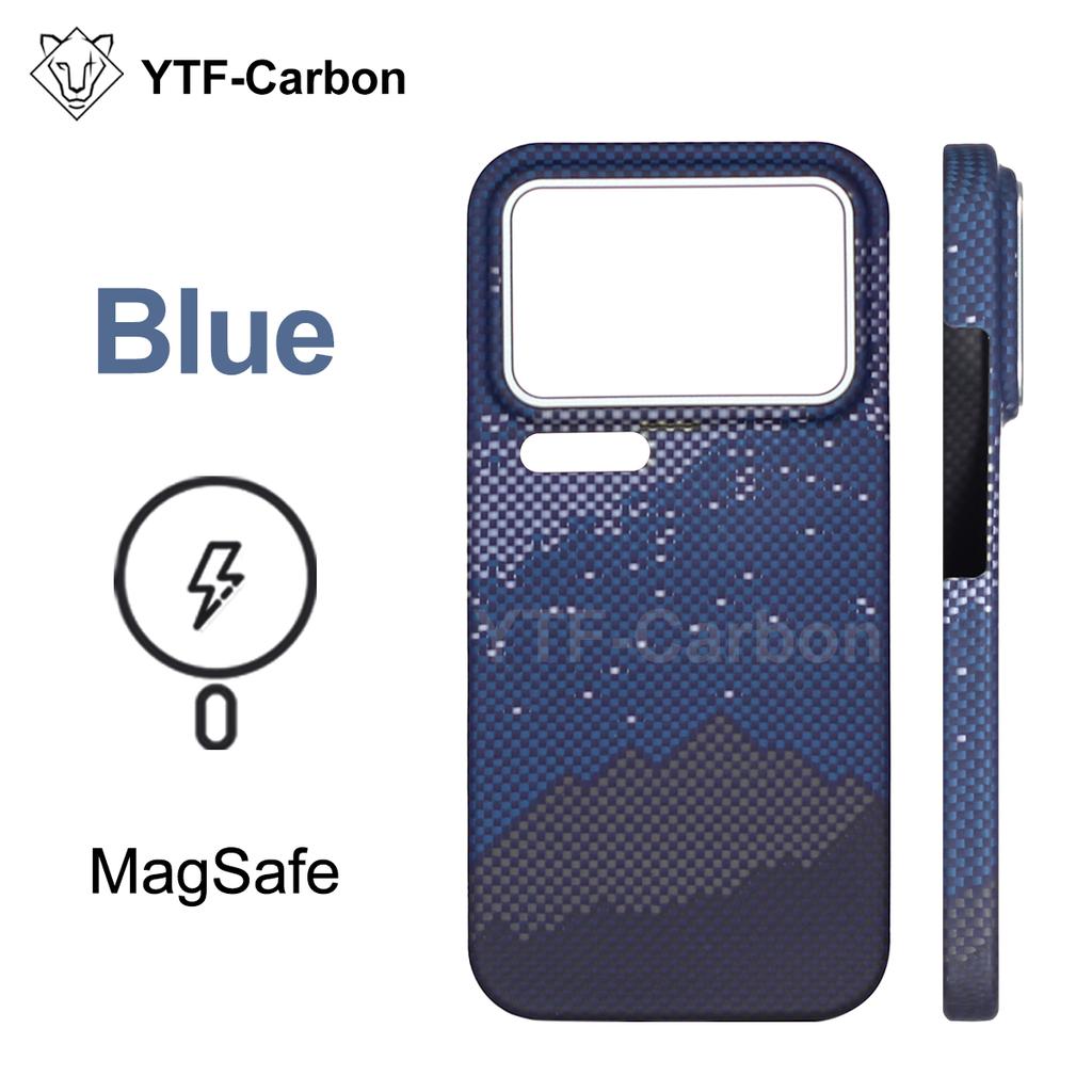 YTF Carbon for Xiaomi Carbon Fiber Phone Case 17 17Pro 17 Pro Max Kevlar Aramid Fiber 15 15Pro 15 Pro Max Ultra-thin Case