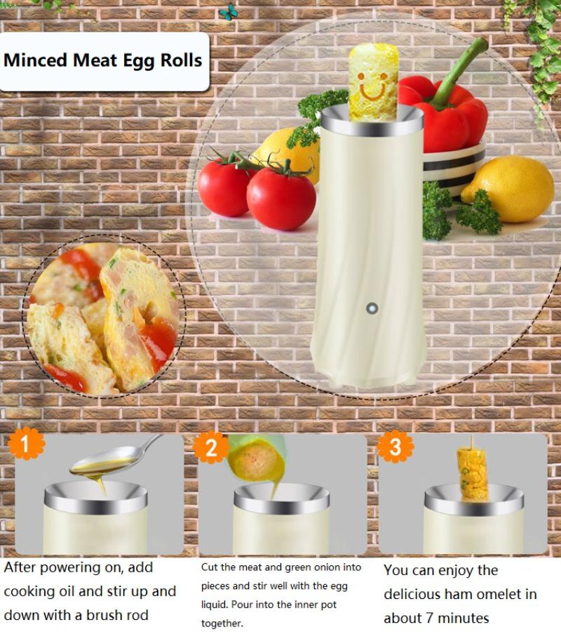 Automatic Eggs Roll Maker Mini Electric Egg Boiler Omelette Breakfast Machine Cooking Tools Egg Master Sausage Burrito