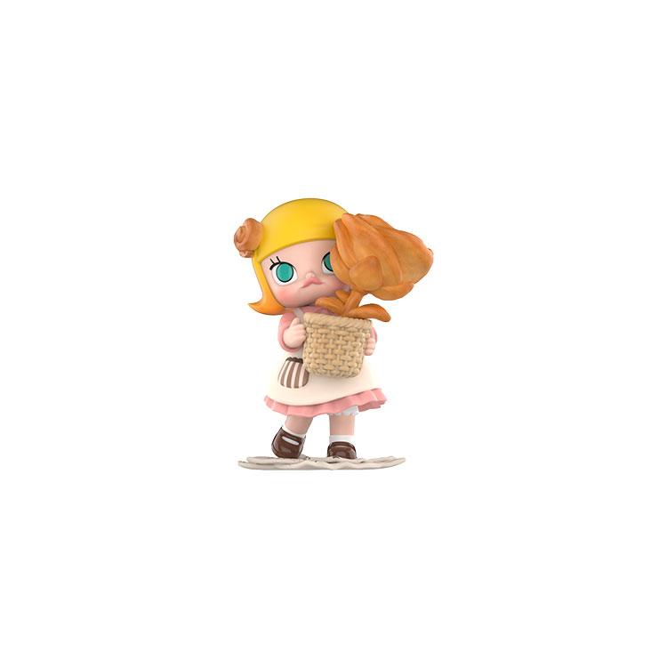 POP MART Molly Carb Lover Series Yummy Bread Shoes Figure, Single Mystery Box