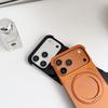 Original Color Metal Magnetic Rotating Bracket Case for Apple 17 Pro Max - Drop-Proof & Borderless Design