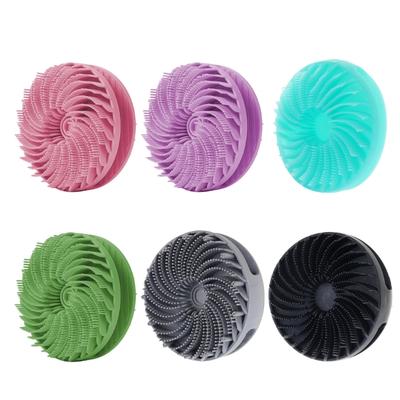 Double Sided Silicone Bath Brush For Gentle Exfoliation And Deep Cleansing With Ergonomic Handle