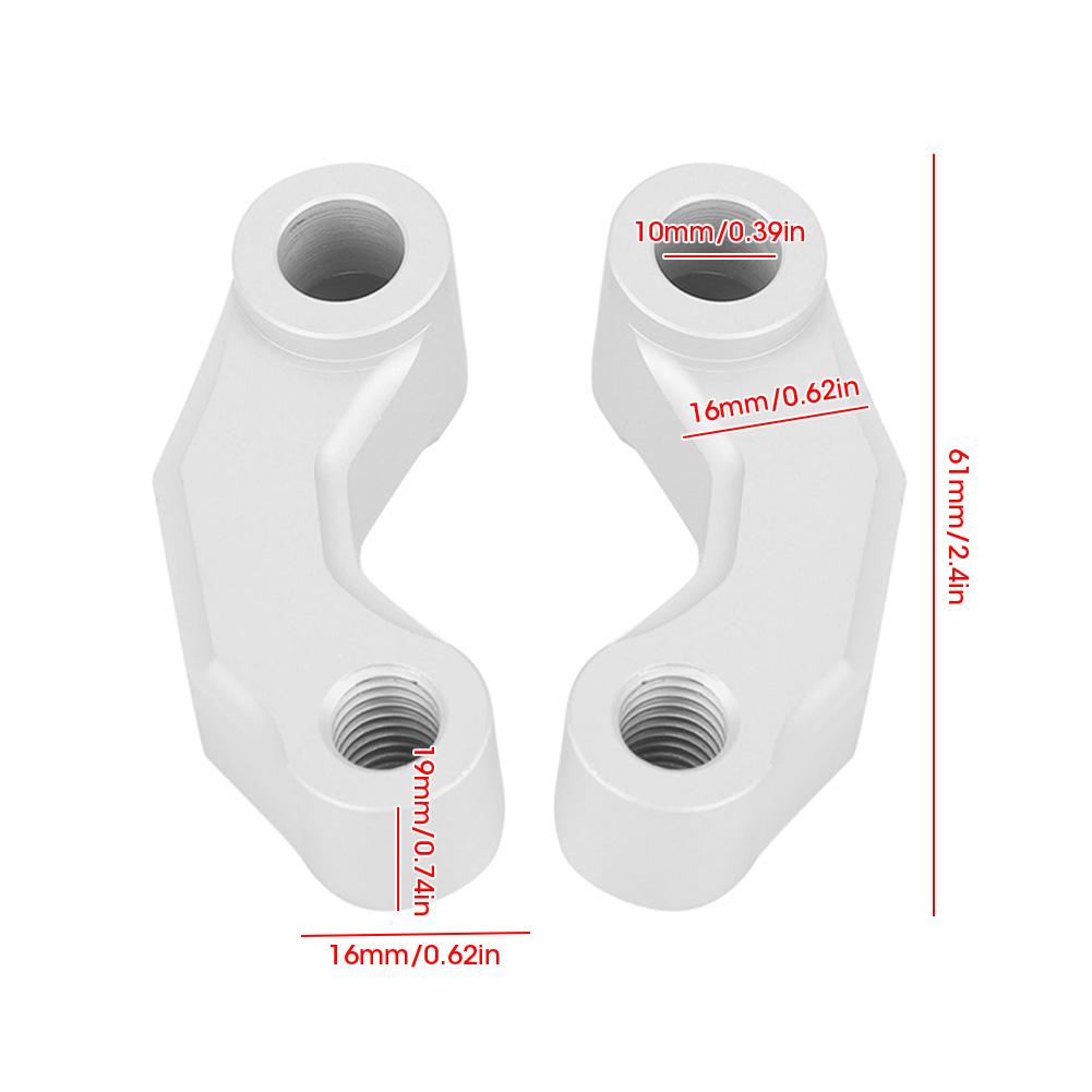 2pcs Motorcycle Rearview Mirror Extension Bracket Adapter Fits for R 1200GS LC 2013-2018