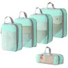 5Pcs Compression Waterproof Travel Organizer Bag 5 in 1 Set Clothes Storage Bag  Home