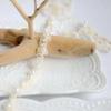 5yards Pearls Embroidery Beaded Lace Ribbon Skirt Cheongsam Baby Clothing DIY Applique Collar Cuffs Decoration Fabric Accessory