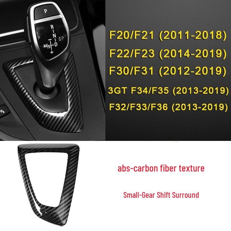 Kohlefaser Schalthebelknauf & Abdeckung für BMW 1er, 2er, 3er F30 - Innenraum Modifikation