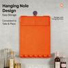 Outdoor Barbecue Shelf Pad for Serving Changes, Flexible BBQ Side Pad with Split Bays, Spill Lip and Rest Cuts