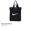 Nike Fabric Tote One Shoulder Handbag Unisex Black IH7964-010