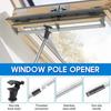 Multi-angle Window Pole Opener Anti-slip Texture Blind Opener Pole  Sunroom Window