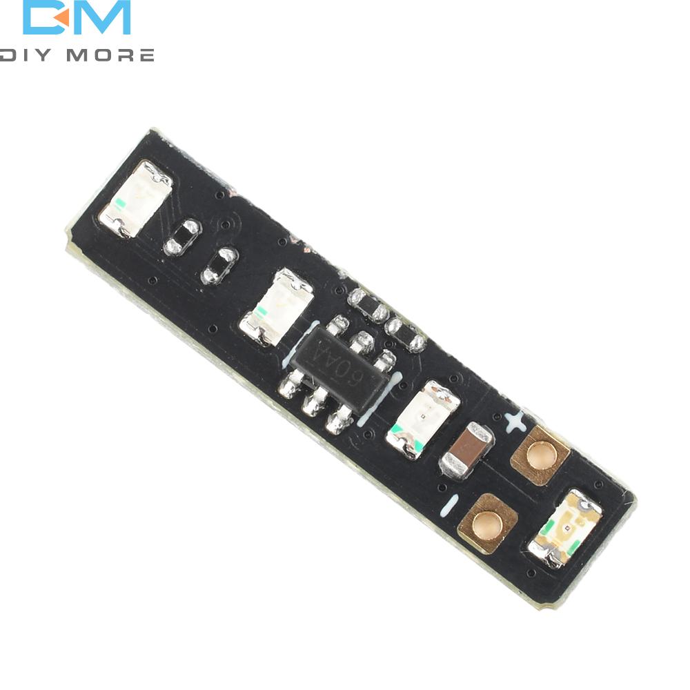 Mini 5 pièces 1S Batterie Lithium Ternaire Indicateur de Puissance LED DC 3.7-4.2V Module d'Affichage de Puissance
