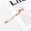 Clicks Type 0.7mm Medium Point Ball Pen Ballpoint Pen Smooth Writing Plastic Oil Pen Office School Students Writing Gift
