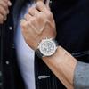 Citizen FF Light Powered Quartz Movement Cow Leather Strap Watch Men's Watches Gray Dial CA4500-24H