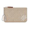 Key Pouch S Beige Monogram Canvas Men Pouches Tan M27113