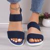 Sandalias de cuña para mujer Sandalia cómoda y transpirable Sandalia casual para verano