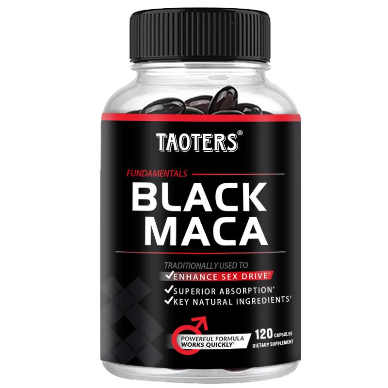 

Taoters Black Maca Capsules for Men to Boost Energy and Enhance Endurance 120 Capsules 120 capsules