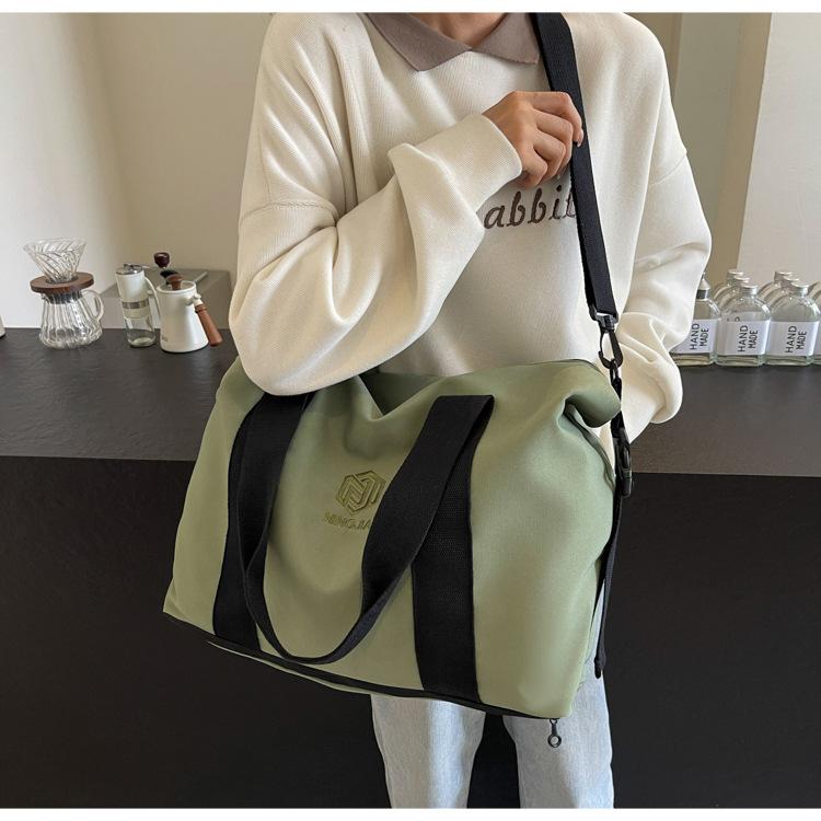 Short-Distance Travel Bag Men's Portable Large Capacity Luggage Bag Women Multi-Functional Sports Yoga Bag Dry Wet Separation Storage Bag