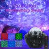 LED Water ripple Projector Sky Northern Lights USB Auto Rotating Remote Control Bluetooth Music Speaker for Bedroom KTV Party
