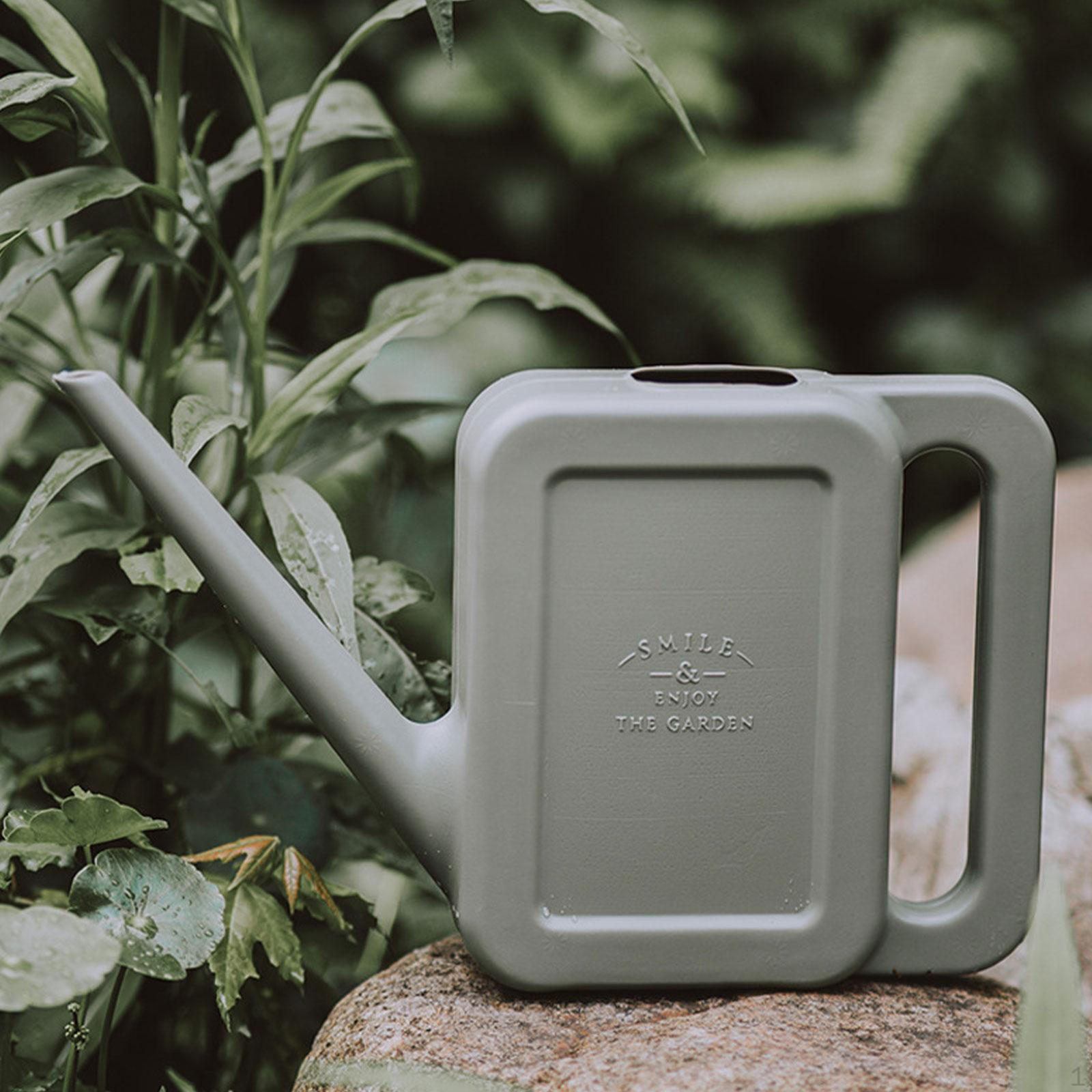 

1 л Садовая лейка Бутылка для воды для цветов Современный горшок с длинным носиком для дома и улицы зелёный