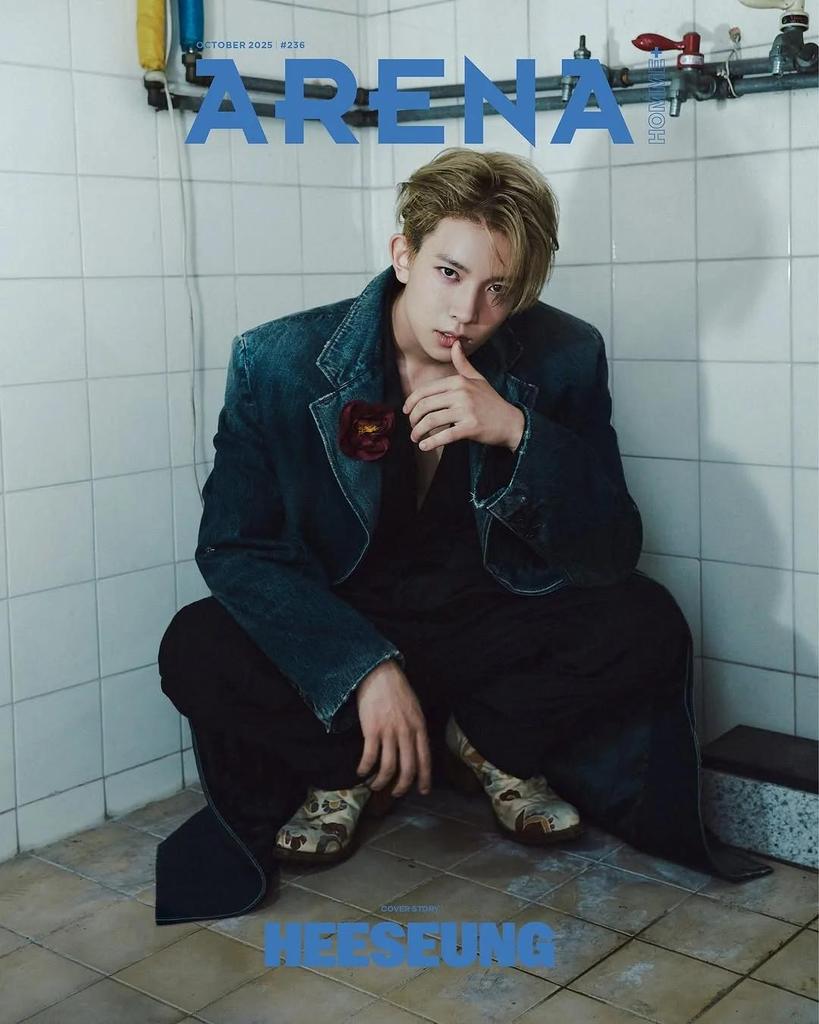 Arena Homme+ Korea 2025 OCTOBER ENHYPEN, KickFlip, Kim Yo-han, K-POP K-STAR