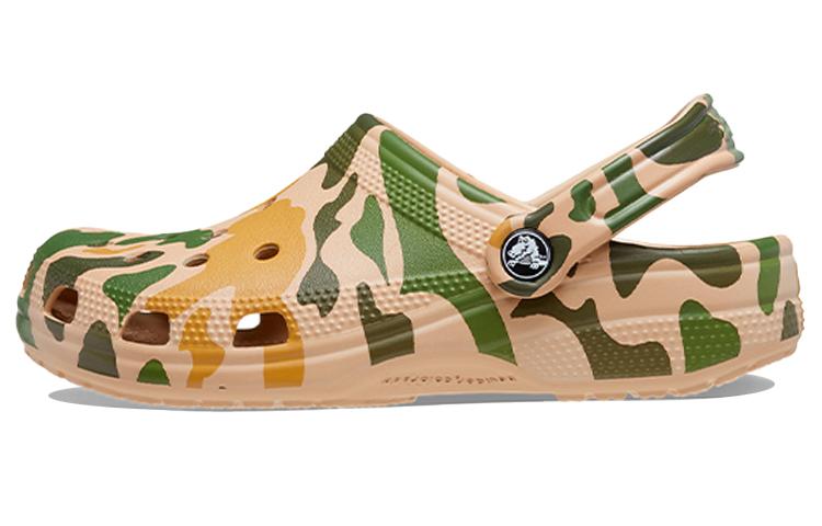 Crocs Classic Printed Camo Clog Khaki Green 206454-2Y6 46-47