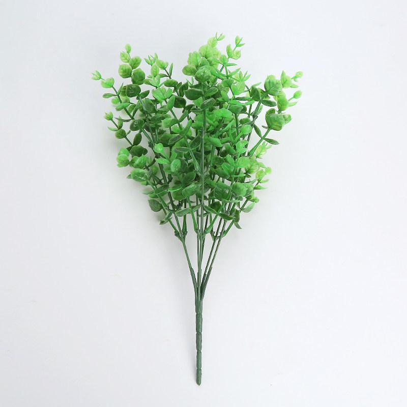 Artificial Green Potted Plants: Decorative Eucalyptus and Money Plant Leaves for Living Room