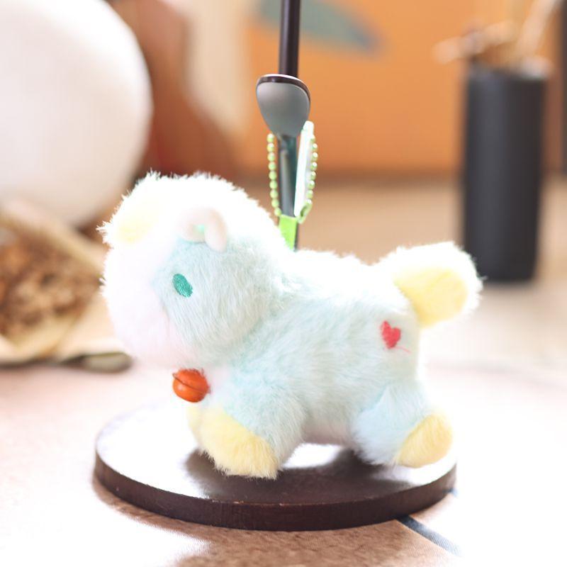 Plush Pony Keychain With Heart Design For Kids And Teen Gift