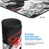 Mouse Pad Small Black Tsunami Ukiyoe Fuji Office Mouse Pad 240x200x3mm Rubber Sole Compatible with Optical Mouse Durable Stylish Cute Waterproof