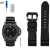 Schwarz Blau Grün Orange Uhrenarmband Silikon Gummi Armband Herren 22mm 24mm Für Panerai 111 441 386 Sport Soft Strap Kostenlose Werkzeuge