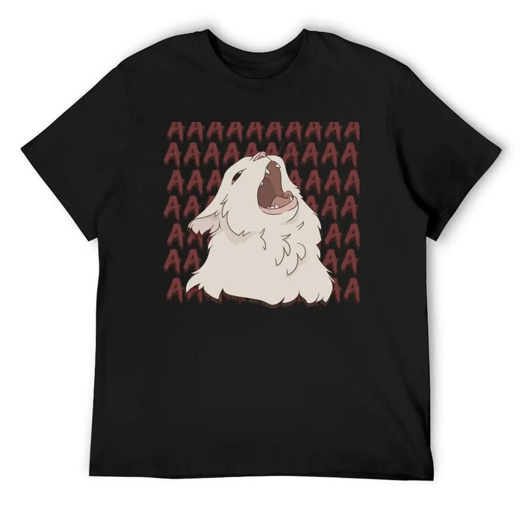 Er schreit (W_ Wörter) T-Shirt ästhetische Kleidung Mann T-Shirt Anime-Shirts Männer