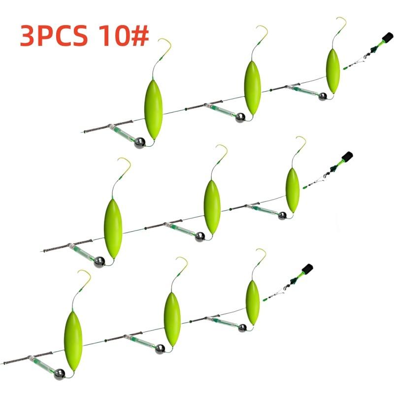 Anti-Hengend Bodem 3 Haken Vis Haire Rigs Haak Hangen Vis Haak Karper Vissen Rek Aas 4#-12# Karper Vissen Lure