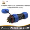SP/ZS21 Aviation-Grade Waterproof Connector: Male Pin & Female Socket, 2-12 Core Options for Electrical Applications