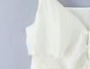 Retro-Chic-Top mit V-Ausschnitt, Stickerei und Lochmuster