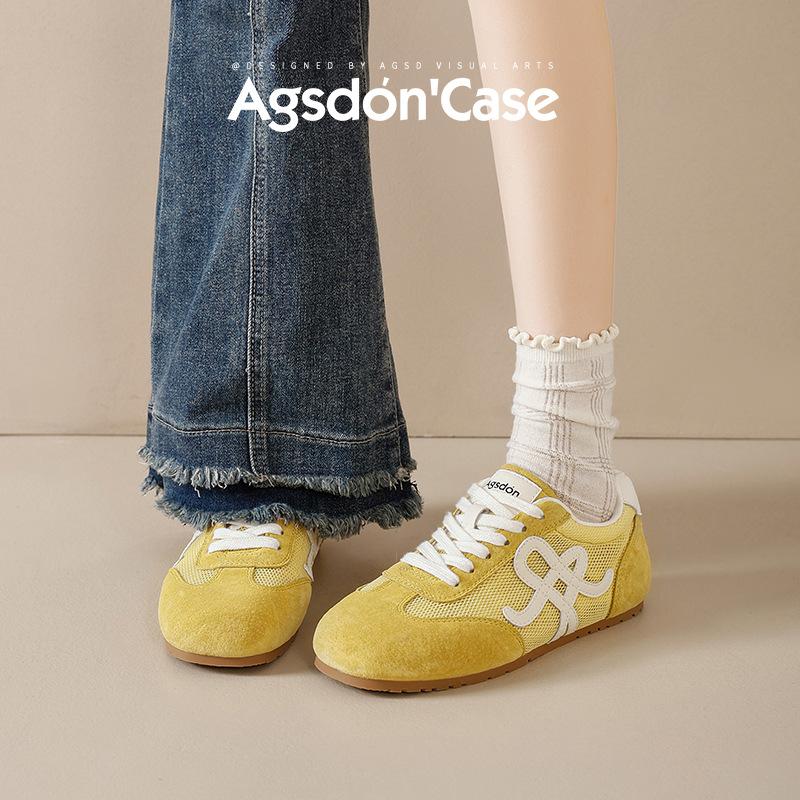Augustine yellow Dexun shoes sports sandals women's 2025 new summer single shoes soft-soled mesh Forrest Gump shoes