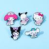 Japanese Creative Sanrio Metal Badge Doctor Nurse Melody Kulomie Alloy Brooch