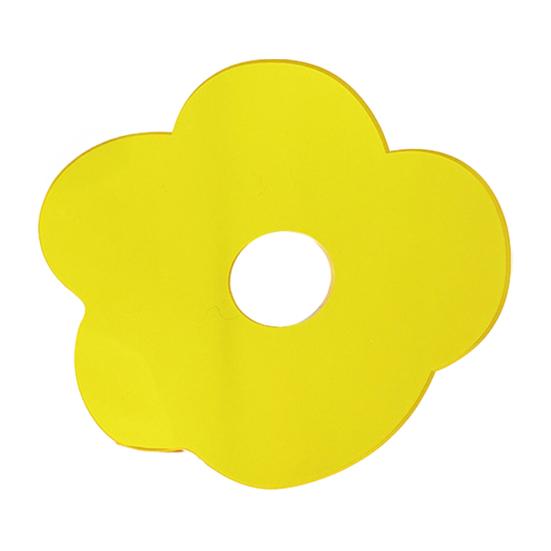 

Acrylic Flower Coaster Heat-Resistant Cute Clear Cup Mat for Desk Kitchen Living Room Waterproof Non-Slip Reusable Drink Mat for Mugs