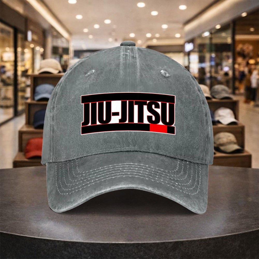 Men Women Brazilian Jiujitsu Themed Baseball Cap Retro Jiujitsu Gi Print Snapback Hat Lightweight Suitable For Training